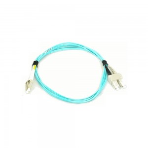 LazrSPEED Fibre Patch Lead Duplex MM LC-SC OM4 50/125 LSZH FFXLCSC42-MXF007 Aqua (L)7FT