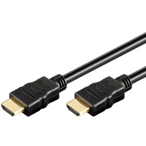 HDMI Lead 4K 60Hz 18Gbps High Speed Ethernet Gold Plated Black (L)1.5Mtr   