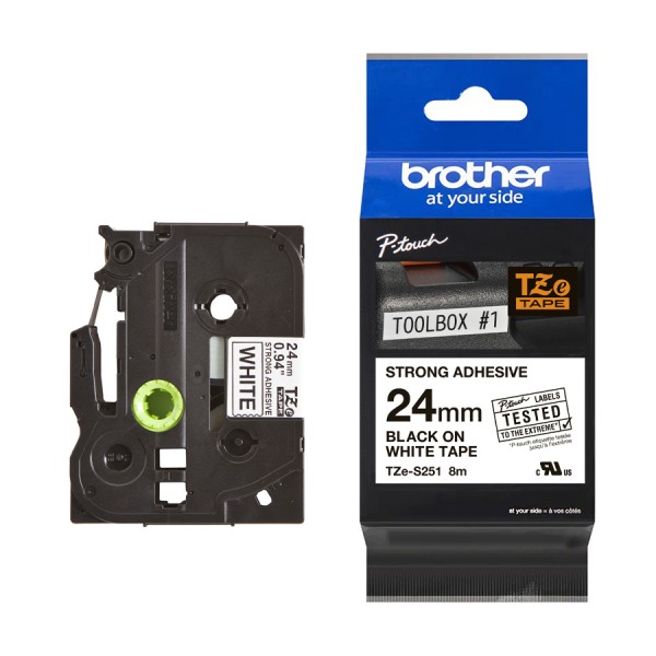 Brother P-Touch TZe Strong Adhesive Tapes