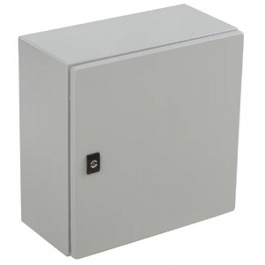 Steel Enclosure IP66 Steel Door CRN Grey (H)400mm x (W)400mm x (D)200mm Weight 8kg