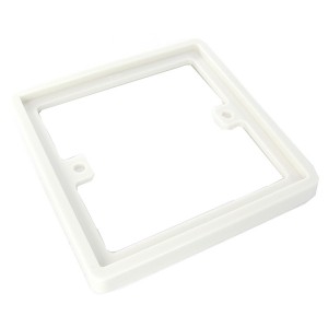 Backbox Spacer Single Gang White (D)10mm   