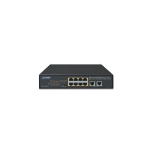 Gigabit Ethernet PoE Switch Desktop Unmanaged 10/100/1000Mbps 10 Port 120W (8 Ports) GSD-1008HP