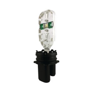 Dome Closure 24 Fibre FST 4 Port (3x Round, 1x Oval) FSTTB-AXXFA21 Black (L)310mm (Dia)110mm