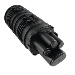 Dome Closure 24 Fibre FST 4 Port (3x Round, 1x Oval) FSTTB-AXXFA21 Black (L)310mm (Dia)110mm