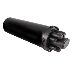 Dome Closure 72 Fibre FRBU 9 Port (8x Round, 1x Oval) FRBTB-AXXNB6X Black (L)435mm (Dia)130mm