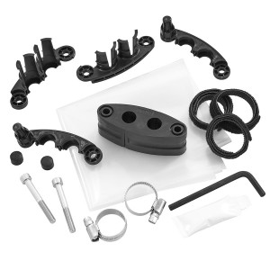 Oval Port Mechanical Entry Kit Loop Cable 12.1-14mm Large Multi-Function Joint Closure XJTSC02271 Black