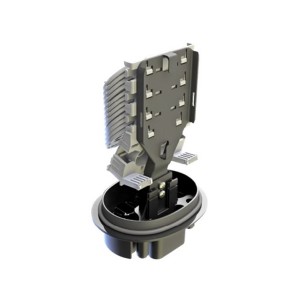 Compact Multi-Function Joint Closure Single Tray With Bracket CMJ-F-X-XXXX-X-Y-X Black Use 2.2mm Protectors