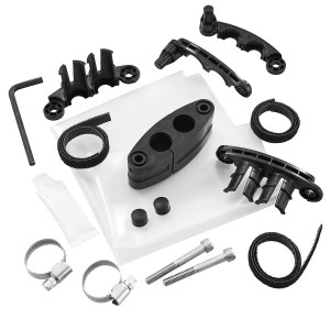 Oval Port Mechanical Entry Kit Loop Cable 16.1-18mm Large Multi-Function Joint Closure XJTSC02273 Black