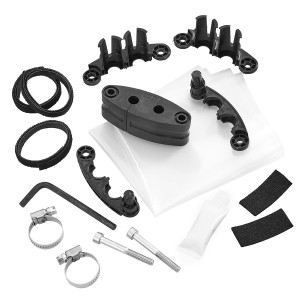 Oval Port Mechanical Entry Kit Loop Cable 8-10mm Large Multi-Function Joint Closure XJTSC02269 Black