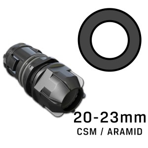 Circular Port Entry Gland 1 Way 20-23mm CSM or Aramid Cables UMJ/CMJ/MMJ/LMJ XJTSC02193