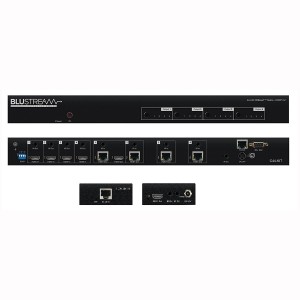 Contractor HDBaseT Matrix Kit 4x4 4K 60Hz 4:2:0 @ 40m 1080p @ 70m 4x HDMI-In 4x HDBaseT & 1x HDMI-Out 4 Receivers C44-KIT