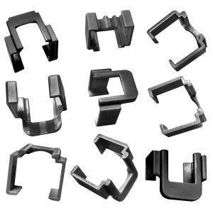 Patch Lead Colour Clip Clear Slimline Boot 50 Pcs Black