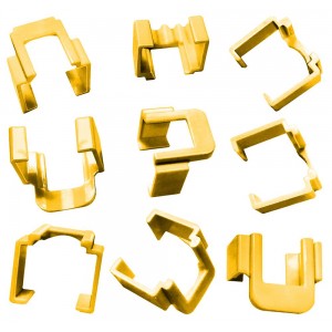 Patch Lead Colour Clip Clear Slimline Boot 50 Pcs Yellow