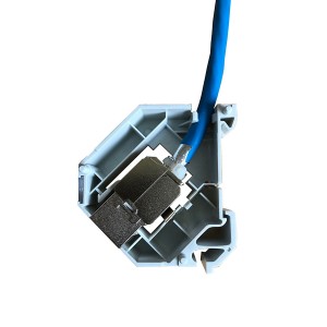 DIN Rail Module Unloaded Keystone Grey