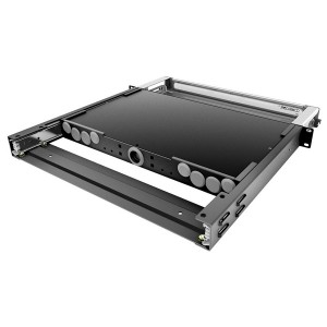 HD Fibre Patch Panel InstaPATCH 360 Modular Unloaded 4 Slot Sliding HD-1U-SP Black (H)1U x (W)19"
