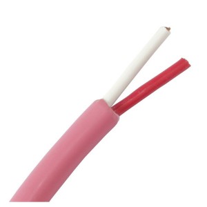 OFC Speaker Cable 2 Core 16AWG 100V LSZH Eca Pink (L)100Mtr Strands 41x0.2mm  