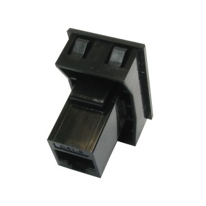 LJ6C Module Quick Connect Coupler Cat6 Black