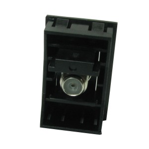 LJ6C Module Quick Connect Coupler F-Type Black