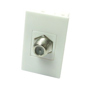 LJ6C Module Quick Connect Coupler F-Type White   