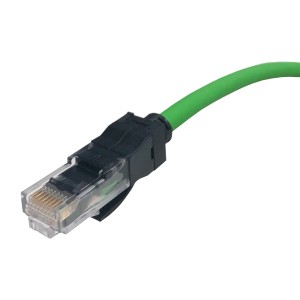 Patch Lead Cat6 U/UTP LSZH UniBoot c/w Removable Black Clip Green (L)3Mtr