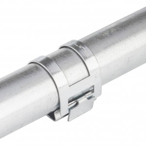 Safe-D Conduit Clip Fire-Rated Coated Steel Black (Dia)20mm