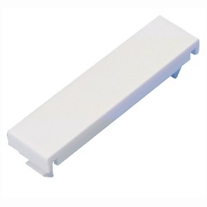 Blanking Plate Quarter Blank Euromod White (H)50mm x (W)12.5mm   
