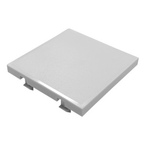 Blanking Plate Full Blank Euromod White (H)50mm x (W)50mm   