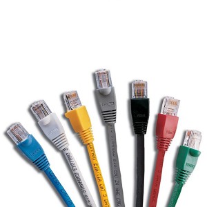 MC Patch Lead Cat5e U/UTP PVC Moulded Boot 26AWG White (L)5Mtr