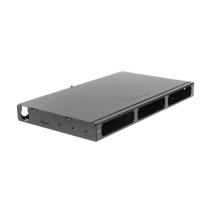 Fibre Patch Panel Unloaded FCP3 Fixed (H)1U (Accepts 3x RIC Adaptor Plates)