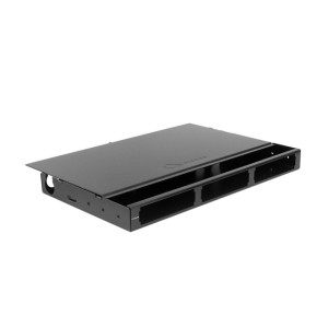 Fibre Patch Panel Unloaded FCP3 Fixed (H)1U (Accepts 3x RIC Adaptor Plates)