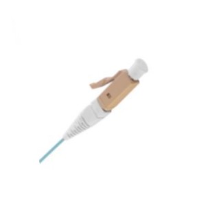 Fibre Pigtail Tight Buffered MM LC OM3 50/125 LSZH Aqua (L)1Mtr XGLO