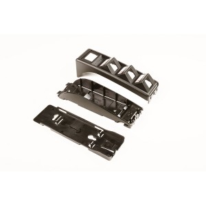 Surface Pack Box Unloaded 3 Port W/ Angled Port Presentation Black