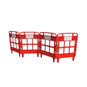Portagate Barrier System 4 Gate Plastic Red/White
