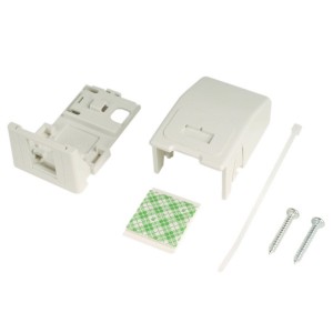 Surface Mount Outlet 1Port Z-MAX,TERA,MAX-LC Unloaded Unshuttered White