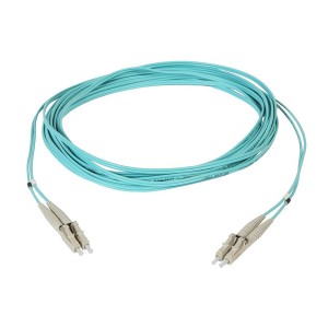Fibre Patch Lead Duplex MM LC-LC OM4 50/125 LSZH Aqua (L)6Mtr   