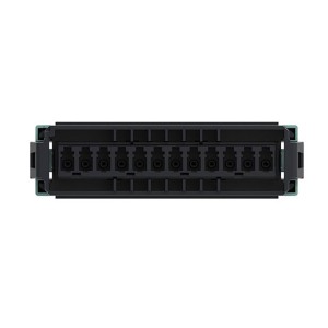 360 Fibre Patch Panel Module 12 Fibre MM 6x LC Duplex Internal Shutters 360DPis-12LC-LS Aqua