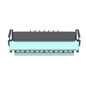 360 Fibre Patch Panel Module 12 Fibre MM 6x LC Duplex Internal Shutters 360DPis-12LC-LS Aqua