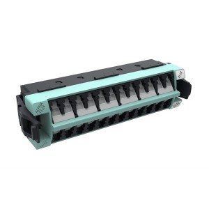 360 Fibre Patch Panel Module 24 Fibre MM 12x LC Duplex Internal Shutters 360DPis-24LC-LS Aqua