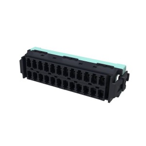 360 Fibre Patch Panel Module 24 Fibre MM 12x LC Duplex Internal Shutters 360DPis-24LC-LS Aqua