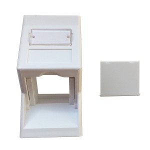 Angled Shutter Euro Removable Hinged Shutter Keystone White