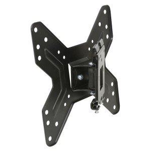 Flat Screen Wall Mount Tilt & Swivel 200x200 10" to 40" 25kg Black