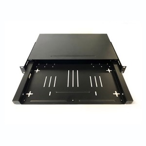 MFE Gen II Fibre Panel Chassis No Front Plate Black (H)1U