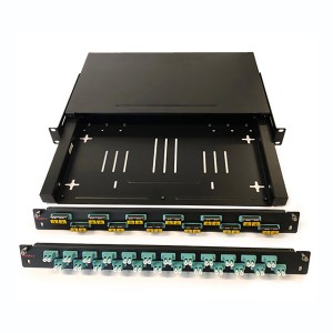 MFE Gen II Fibre Panel Chassis No Front Plate Black (H)1U