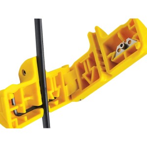 FTTx Flat Drop Cable Slitter "Twister" MB04-7000 Yellow Cable Width 7.7mm-8.9mm Cable Height 3.9mm-4.7mm Jacket Thickness 0.76mm-1mm