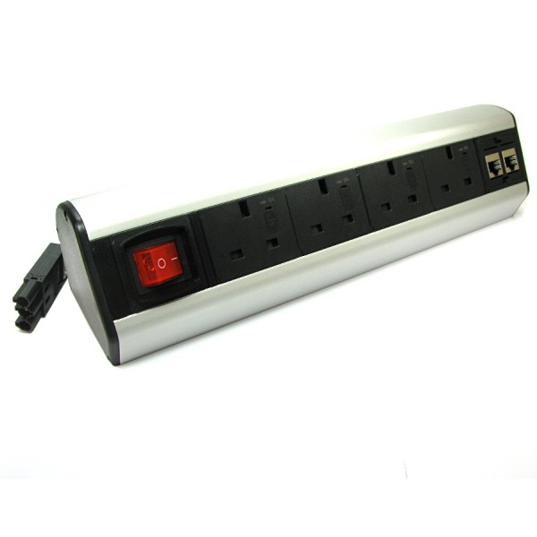 Nexxia Aluminium Desktop Power Sockets