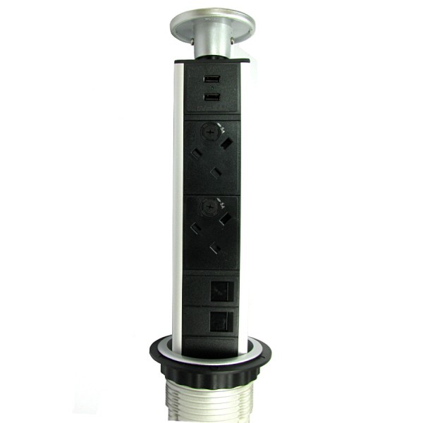 Nexxia In-Desk Pop-Up Vertical Power Sockets