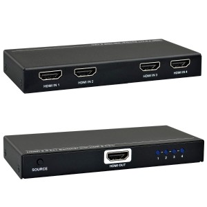 HDMI Switch 4:1 4K 60Hz 4:4:4 4x HDMI-In 1x HDMI-Out   