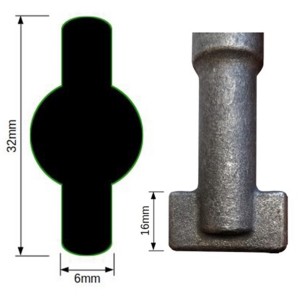 32mm Flat Tip (Common) (L)160mm For Use With *(D)(PC)(FS)(DWT)