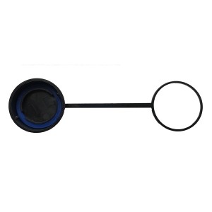 Cap For IP68 Bulkhead Outlet Black