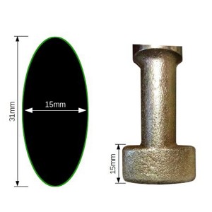 31mm Oval Key (L)160mm For Use With *(D)